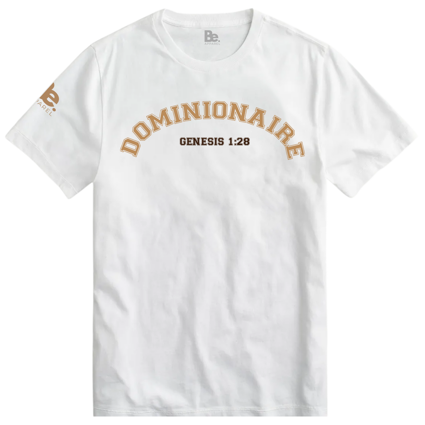 DOMINIONAIRE COLLEGE ARCH - Camel & Chocolate Puff Print