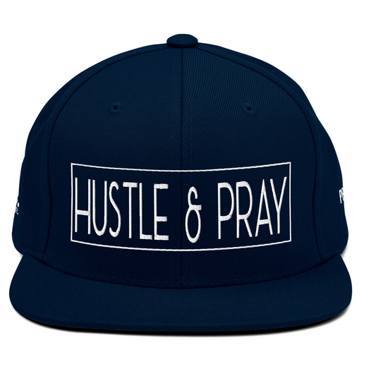 HUSTLE & PRAY - Navy  SB