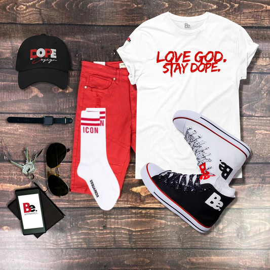 LOVE GOD. STAY DOPE Tee