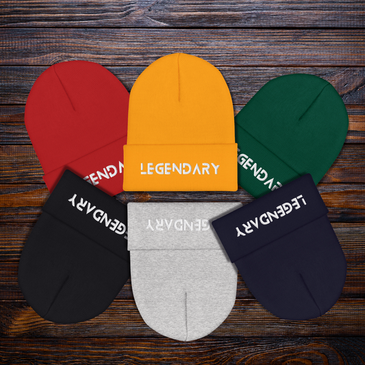 LEGENDARY LOGO BEANIES (MULTIPLE COLOR OPTIONS)