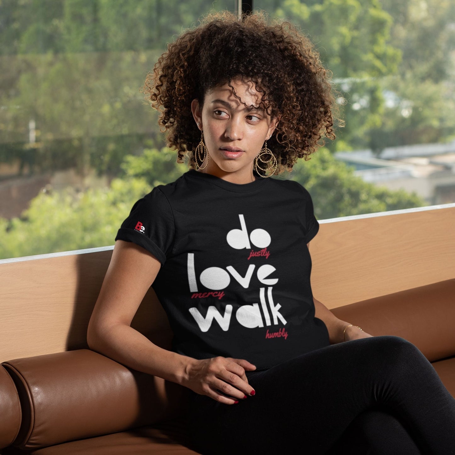 DO JUSTLY, LOVE MERCY, WALK HUMBLY (Unisex) - Black Tee