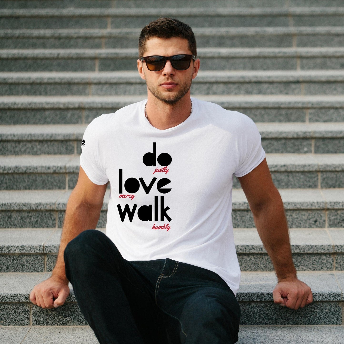 DO, LOVE, WALK - White Tee