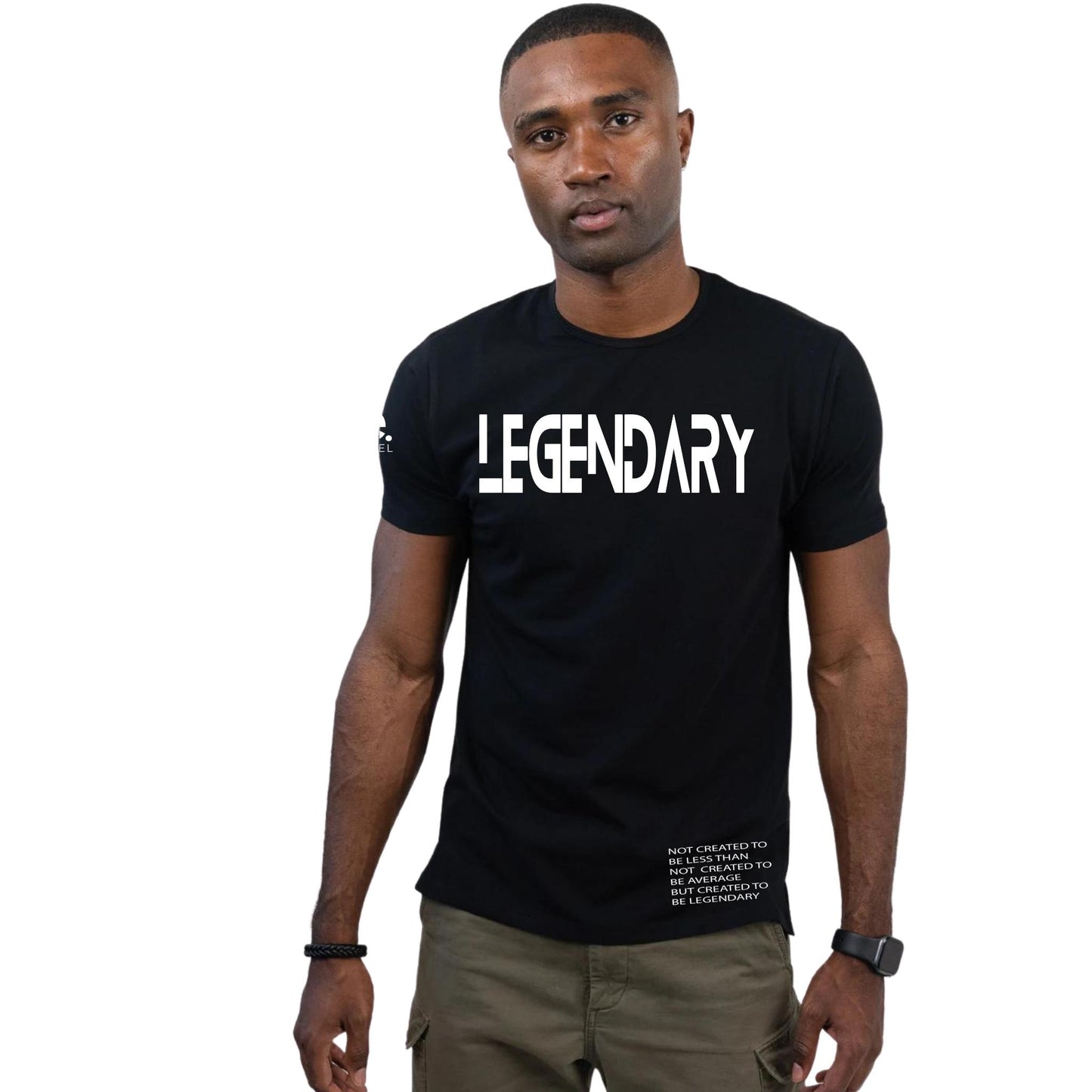 LEGENDARY MANTRA TEE - White On Black