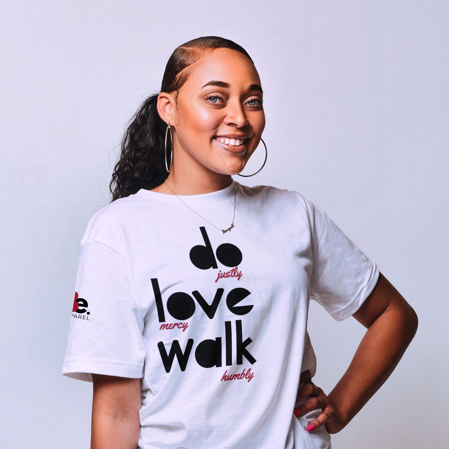 DO, LOVE, WALK - White Tee
